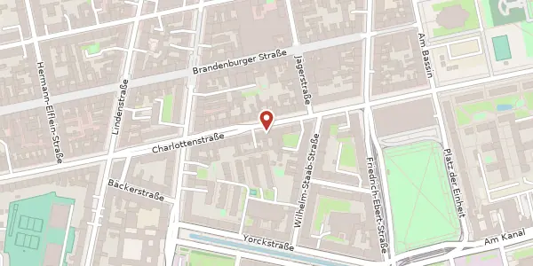 Karte der Umgebung von Charlottenstr. 30, 14467 Potsdam