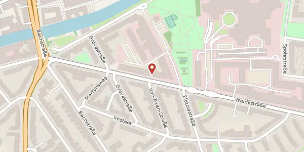 Karte der Umgebung von Weidestraße 132, 22083 Hamburg