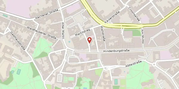 Karte der Umgebung von Kapuzinerstr. 2a, 41061 Mönchengladbach