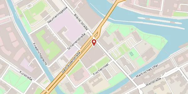 Karte der Umgebung von Gertraudenstraße 20, 10178 Berlin