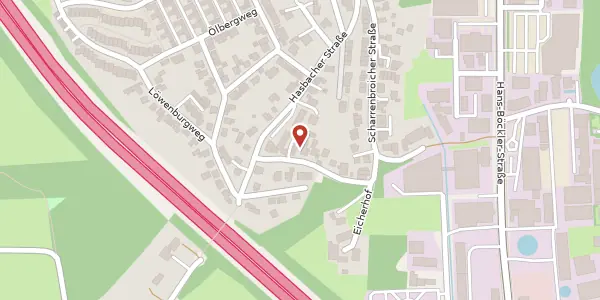 Karte der Umgebung von Steinkauler Weg 12, 51503 Rösrath