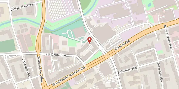Karte der Umgebung von Wandsbeker Zollstraße 17, 22041 Hamburg