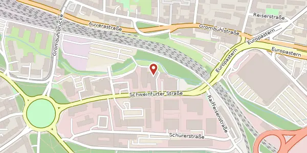 Karte der Umgebung von NOVUM, Schweinfurter Str. 11, 97080 Würzburg