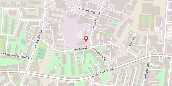 Karte der Umgebung von Höfestraße 19, 30163 Hannover