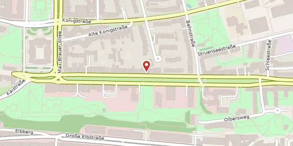 Karte der Umgebung von Palmaille 96, 22767 Hamburg