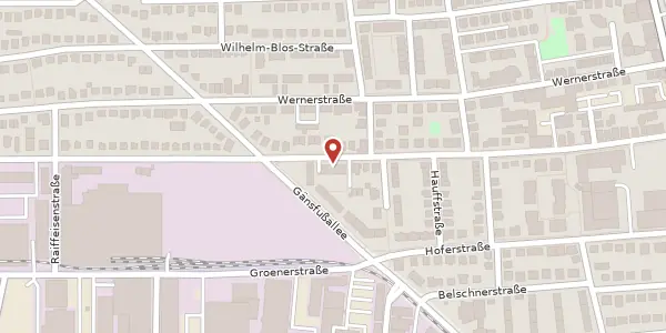 Karte der Umgebung von Mörikestraße 59, 71636 Ludwigsburg