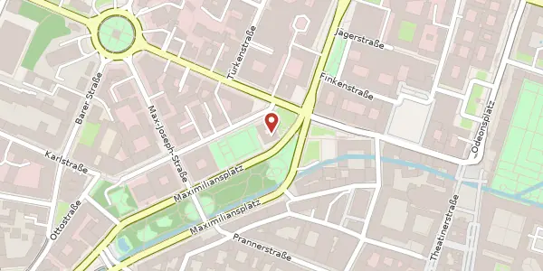 Karte der Umgebung von Maximiliansplatz 9, 80333 München