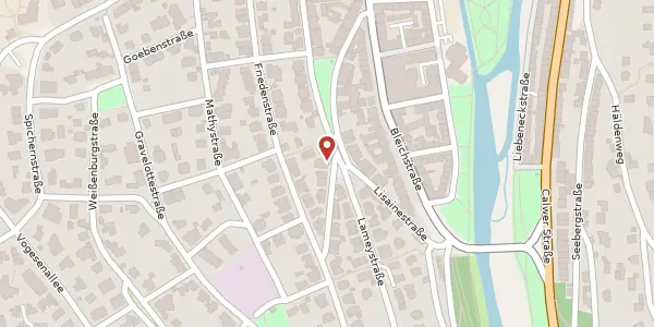 Karte der Umgebung von Obere Rodstr. 12, 75173 Pforzheim