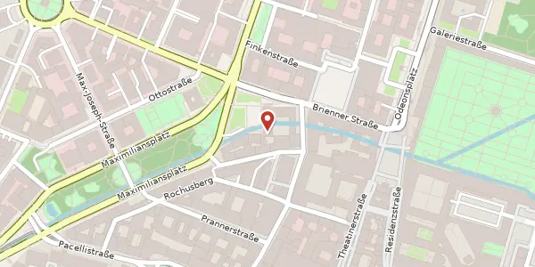 Karte der Umgebung von Maximiliansplatz 10, 80333 München
