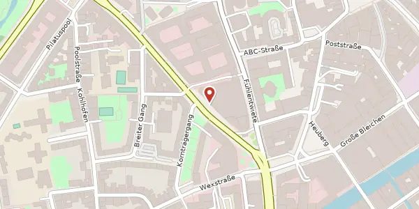 Karte der Umgebung von Kaiser-Wilhelm-Straße 14, 20355 Hamburg