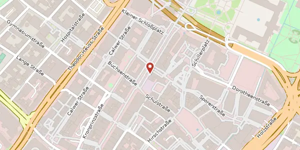 Karte der Umgebung von Königstraße 21, 70173 Stuttgart