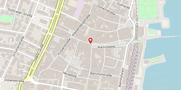 Karte der Umgebung von Kanzleistraße 1, 78462 Konstanz