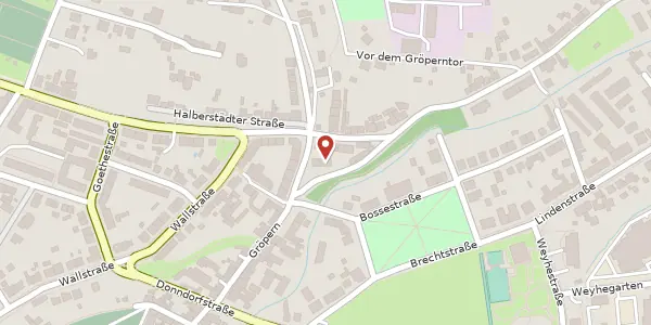 Karte der Umgebung von Vor dem Gröperntor 1, 06484 Quedlinburg