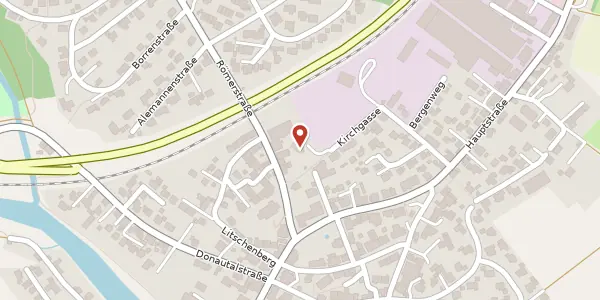 Karte der Umgebung von Kirchgasse 10, 72488 Sigmaringen