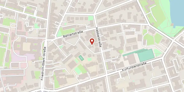 Karte der Umgebung von Hebbelstraße 37 A, 14469 Potsdam