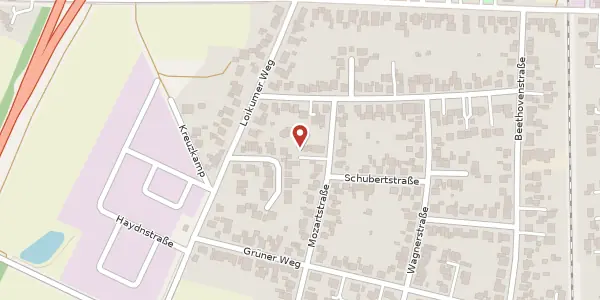 Karte der Umgebung von Mozartstr. 11, 46395 Bocholt