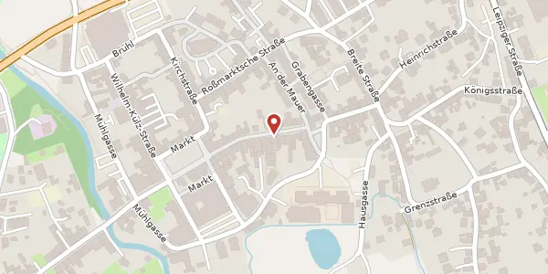 Karte der Umgebung von Reichsstraße 18, 04552 Borna