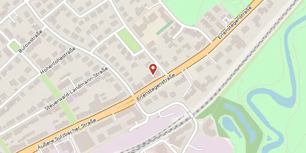 Karte der Umgebung von Erlenstegenstraße 7, 90491 Nürnberg