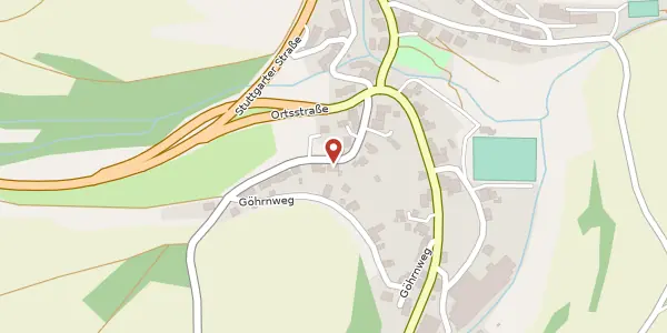 Karte der Umgebung von Dietersweilerstraße 11, 72280 Dornstetten