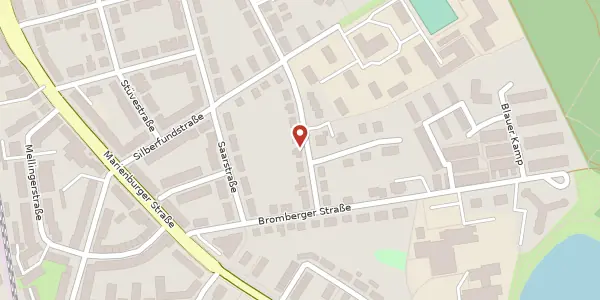 Karte der Umgebung von Sebastian-Bach-Straße 66, 31141 Hildesheim