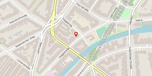 Karte der Umgebung von Hegestraße 31, 20249 Hamburg