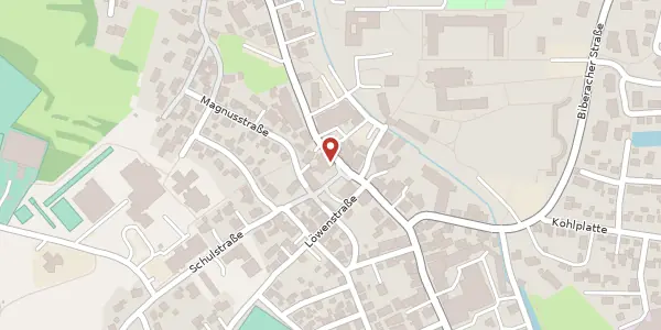 Karte der Umgebung von Marktplatz 2, 88427 Bad Schussenried