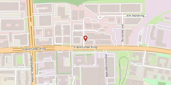 Karte der Umgebung von Stuttgarter Str. 2, 80807 München