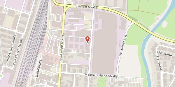 Karte der Umgebung von Gießener Str. 29b, 61118 Bad Vilbel