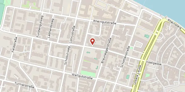Karte der Umgebung von Gartenstraße 28, 78462 Konstanz