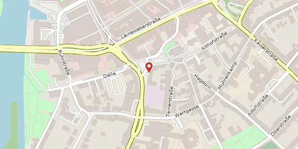 Karte der Umgebung von Friedrichstr. 5, 45468 Mülheim an der Ruhr