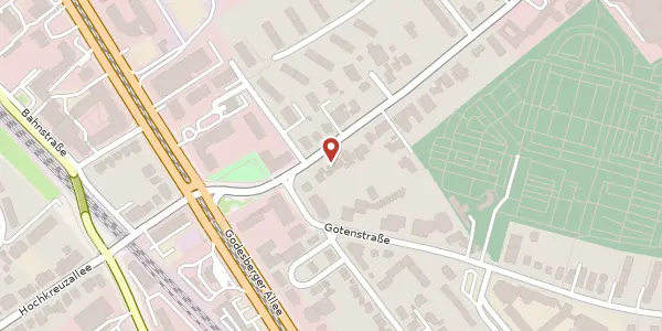 Karte der Umgebung von Kennedyallee 6, 53175 Bonn