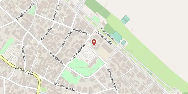 Karte der Umgebung von Kirchenstraße 10a, 17419 Seebad Ahlbeck