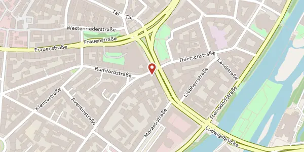 Karte der Umgebung von Zweibrückenstr. 2, 80331 München