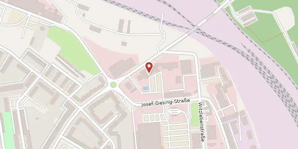 Karte der Umgebung von Josef-Gesing-Straße 10, 15234 Frankfurt (Oder)