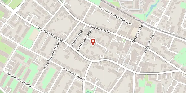 Karte der Umgebung von Trompetergasse 5a, 68259 Mannheim