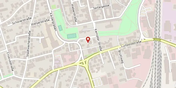 Karte der Umgebung von Zellerbachstr. 2, 87700 Memmingen