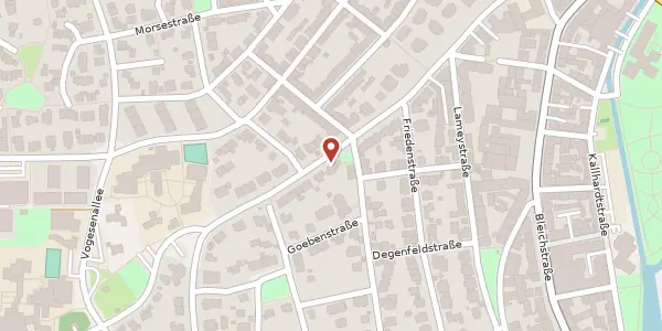 Karte der Umgebung von Schwarzwaldstraße 25, 75173 Pforzheim