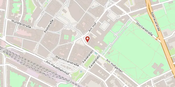 Karte der Umgebung von Am Neutor 8, 53113 Bonn