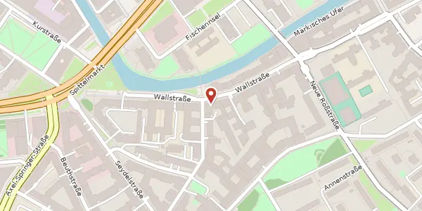 Karte der Umgebung von Wallstraße 15, 10179 Berlin