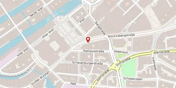 Karte der Umgebung von Mönckebergstr. 31, 20095 Hamburg