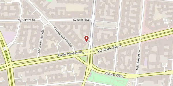Karte der Umgebung von Kurfürstendamm 61, 10707 Berlin