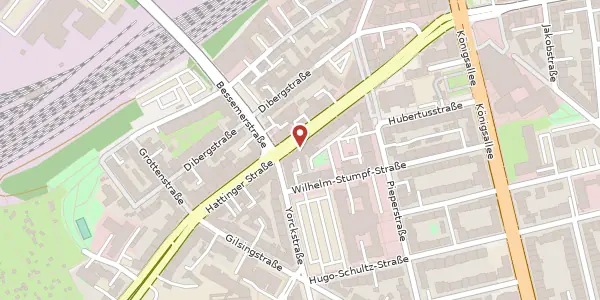 Karte der Umgebung von Hattinger Str. 57, 44789 Bochum