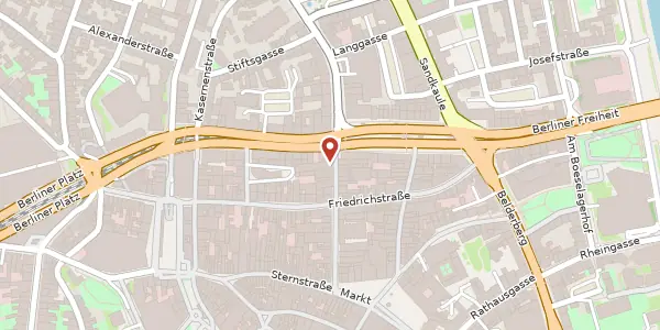 Karte der Umgebung von Bonngasse 29, 53111 Bonn