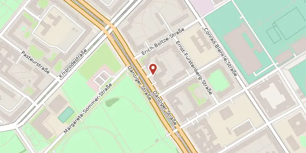 Karte der Umgebung von Danziger Straße 195, 10407 Berlin