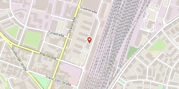 Karte der Umgebung von Maria-und-Georg-Dietrich-Straße 9, 77652 Offenburg
