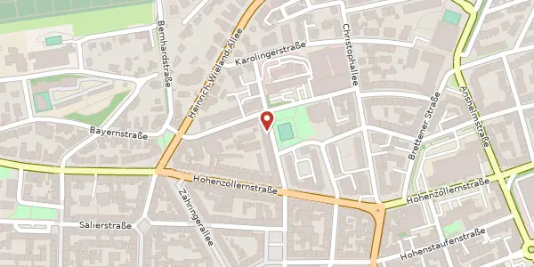 Karte der Umgebung von Pfälzerstraße 31, 75177 Pforzheim