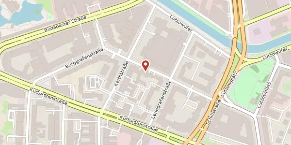 Karte der Umgebung von Wichmannstraße 20, 10787 Berlin