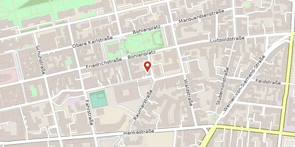 Karte der Umgebung von Südliche Stadtmauerstr. 66, 91054 Erlangen