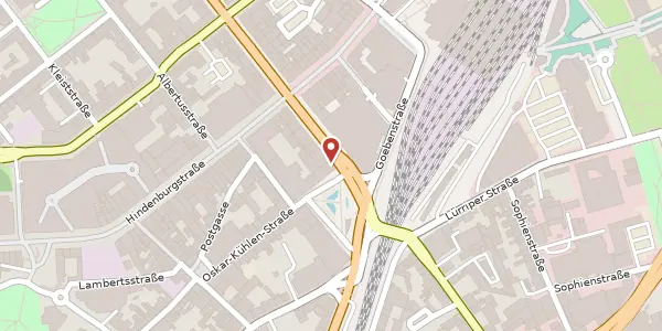Karte der Umgebung von Bismarckstr. 9, 41061 Mönchengladbach