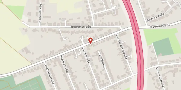 Karte der Umgebung von Obere Sterkrader Str. 184, 47167 Duisburg